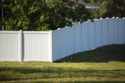 Vinyl Horse Fence Installation